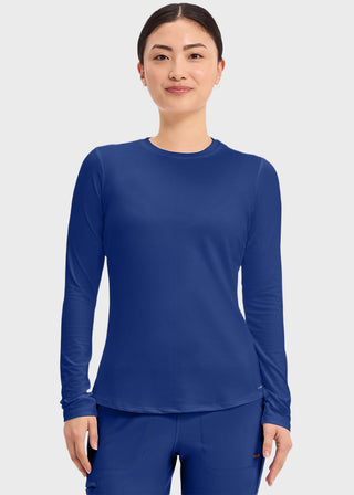 Cherokee Basics Women's Long Sleeve Underscrub Knit Tee