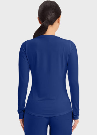 Cherokee Basics Women's Long Sleeve Underscrub Knit Tee