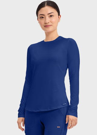 Cherokee Basics Women's Long Sleeve Underscrub Knit Tee