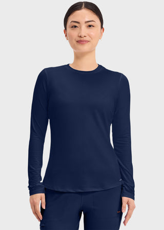 Cherokee Basics Women's Long Sleeve Underscrub Knit Tee