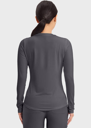 Cherokee Basics Women's Long Sleeve Underscrub Knit Tee