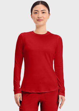 Cherokee Basics Women's Long Sleeve Underscrub Knit Tee