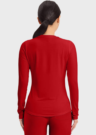 Cherokee Basics Women's Long Sleeve Underscrub Knit Tee