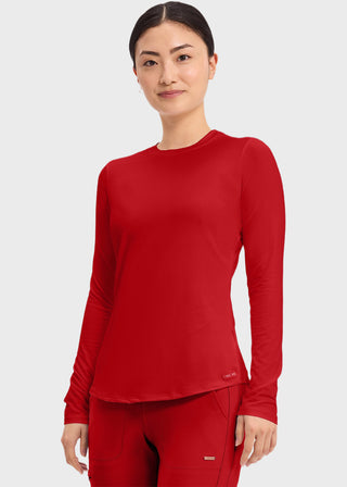 Cherokee Basics Women's Long Sleeve Underscrub Knit Tee