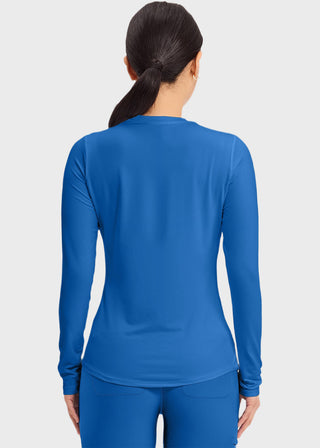 Cherokee Basics Women's Long Sleeve Underscrub Knit Tee