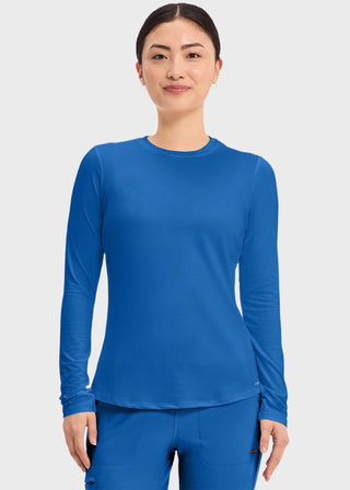 Cherokee Basics Women's Long Sleeve Underscrub Knit Tee