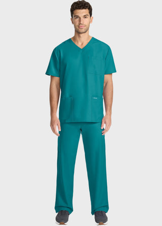 Cherokee Men's Tuck-in V-Neck Top