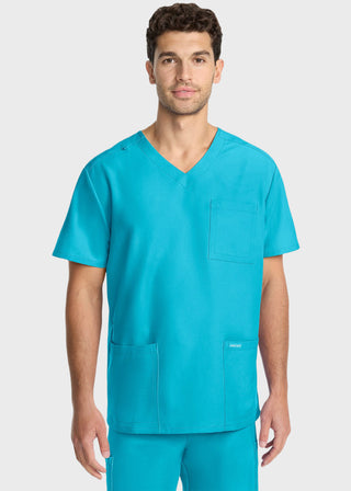 Cherokee Men's Tuck-in V-Neck Top