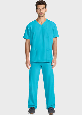 Cherokee Men's Tuck-in V-Neck Top