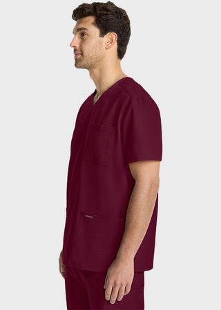 Cherokee Men's Tuck-in V-Neck Top
