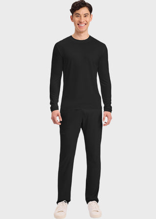 Cherokee Basics Men's Long Sleeve Underscrub Knit Tee