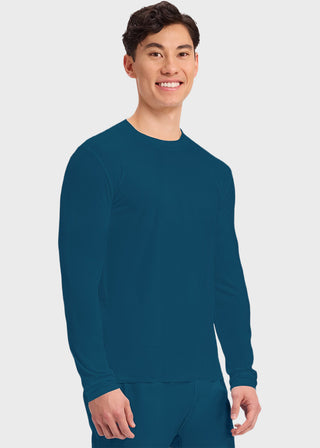 Cherokee Basics Men's Long Sleeve Underscrub Knit Tee