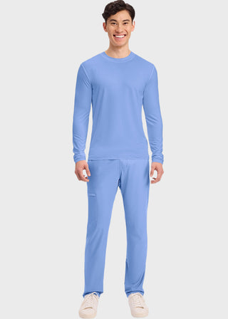 Cherokee Basics Men's Long Sleeve Underscrub Knit Tee