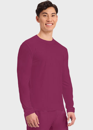 Cherokee Basics Men's Long Sleeve Underscrub Knit Tee