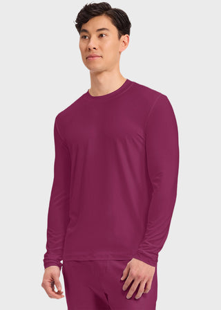 Cherokee Basics Men's Long Sleeve Underscrub Knit Tee