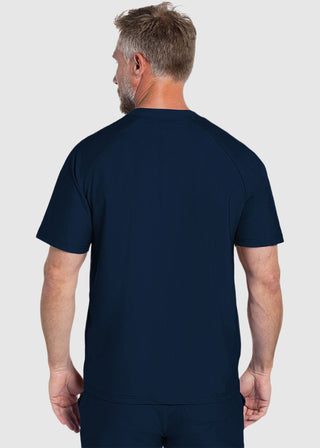 Cherokee Form Men's Quarter Zip Henley Top