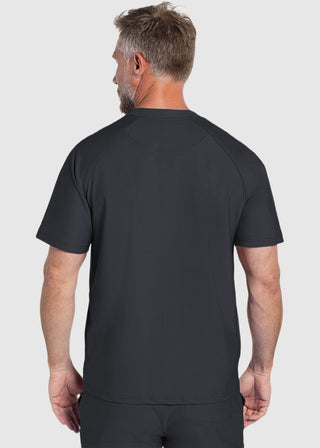 Cherokee Form Men's Quarter Zip Henley Top