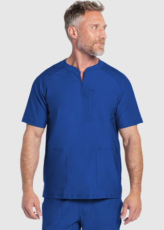 Cherokee Form Men's Quarter Zip Henley Top