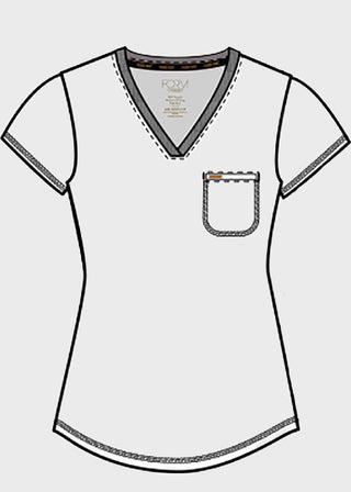 Cherokee Form Women's Tuckable V-Neck Top