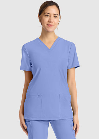 Cherokee Achieve Women's V-Neck Top