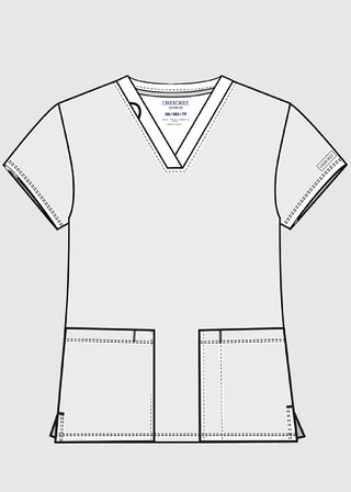 Cherokee Achieve Women's V-Neck Top