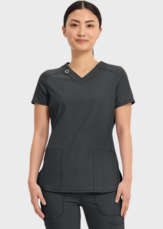 Cherokee Infinity Women's Contemporary Fit V-Neck Top