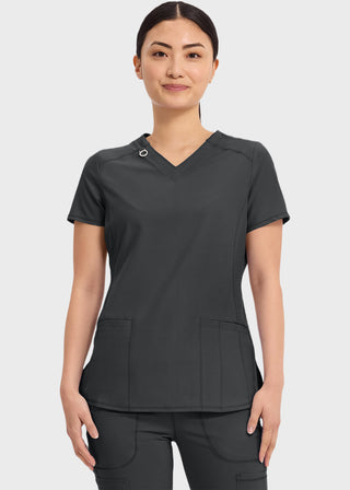 Cherokee Infinity Women's Contemporary Fit V-Neck Top