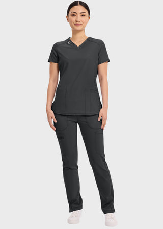 Cherokee Infinity Women's Contemporary Fit V-Neck Top