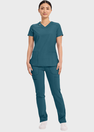 Cherokee Infinity Women's Contemporary Fit V-Neck Top