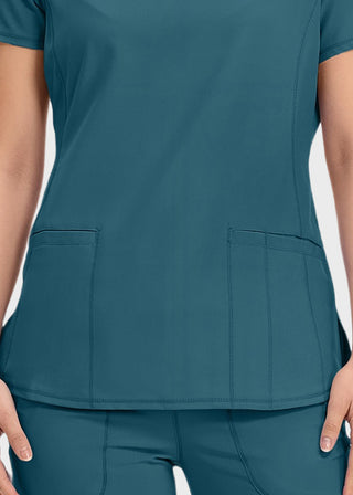 Cherokee Infinity Women's Contemporary Fit V-Neck Top