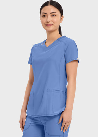 Cherokee Infinity Women's Contemporary Fit V-Neck Top