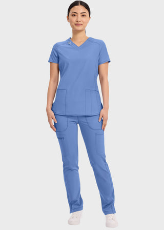 Cherokee Infinity Women's Contemporary Fit V-Neck Top