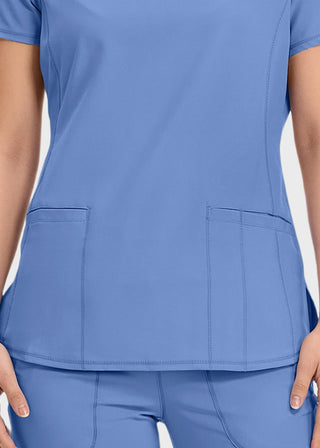 Cherokee Infinity Women's Contemporary Fit V-Neck Top