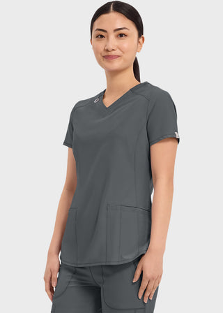 Cherokee Infinity Women's Contemporary Fit V-Neck Top