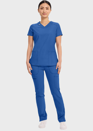 Cherokee Infinity Women's Contemporary Fit V-Neck Top