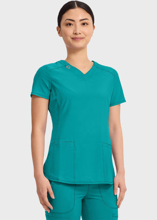 Cherokee Infinity Women's Contemporary Fit V-Neck Top