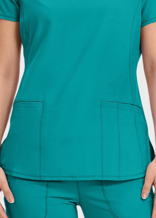 Cherokee Infinity Women's Contemporary Fit V-Neck Top