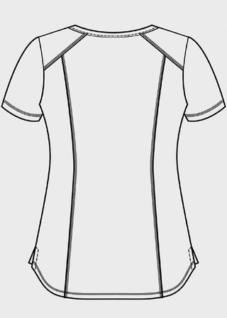 Cherokee Infinity Women's Contemporary Fit V-Neck Top