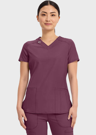 Cherokee Infinity Women's Contemporary Fit V-Neck Top