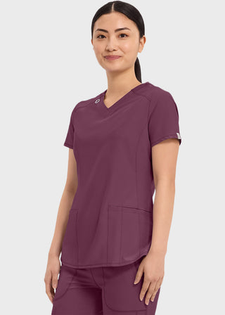 Cherokee Infinity Women's Contemporary Fit V-Neck Top