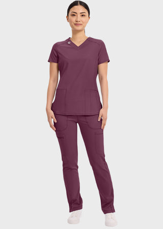 Cherokee Infinity Women's Contemporary Fit V-Neck Top