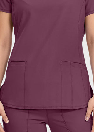 Cherokee Infinity Women's Contemporary Fit V-Neck Top