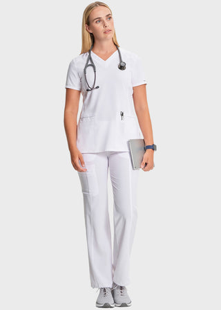 Cherokee Infinity Women's Contemporary Fit V-Neck Top