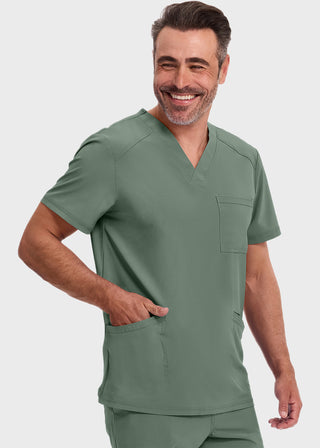 Cherokee Infinity Men's V-Neck Scrub Top