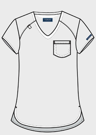 Cherokee WW Originals Ultra Women's Tuck-in V-Neck Top