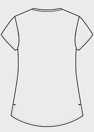 Cherokee WW Originals Ultra Women's Tuck-in V-Neck Top