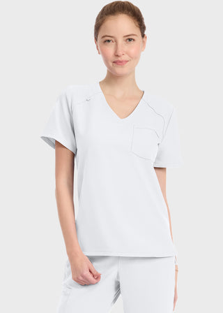 Cherokee WW Originals Ultra Women's Tuck-in V-Neck Top