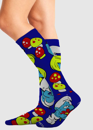 Cherokee Legwear Women's Compression Socks in Smurfette