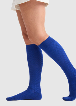 Cherokee Legwear Unisex's True Support Compression Socks in Electric Blue