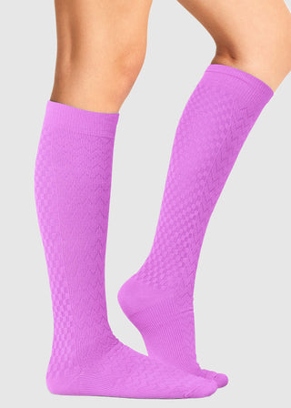 Cherokee Legwear Unisex True Support Compression Socks in Sweet Berry